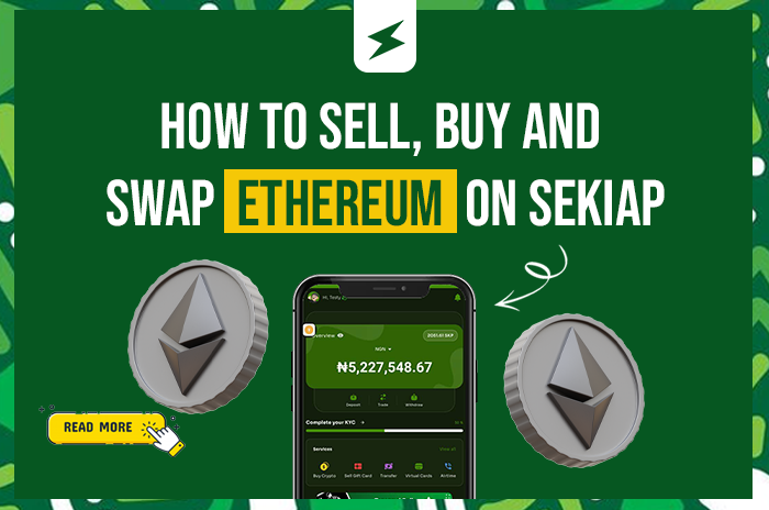 How to Sell, Buy and Swap Ethereum (ETH) on SekiApp