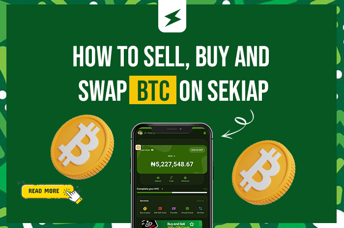 How to Sell, Buy and Swap BTC on Sekiapp