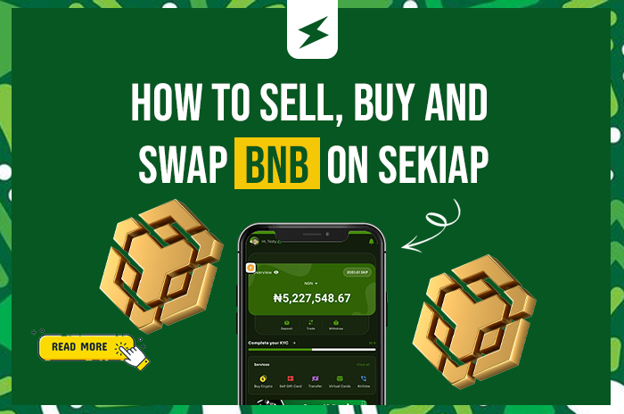How to Sell, Buy and Swap BNB on SekiApp
