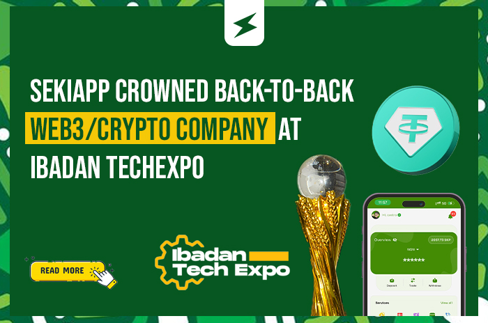 SekiApp Crowned Back-to-Back Web3/Crypto Company of the Year at Ibadan TechExpo 2025
